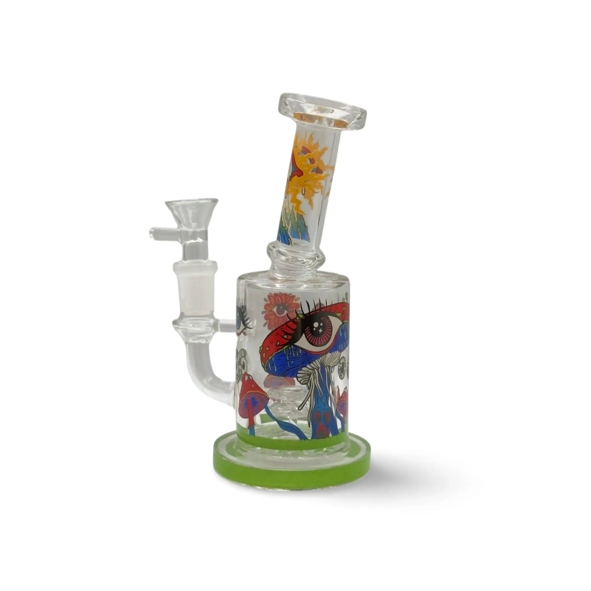 Psychedelische paddenstoel glazen dab rig