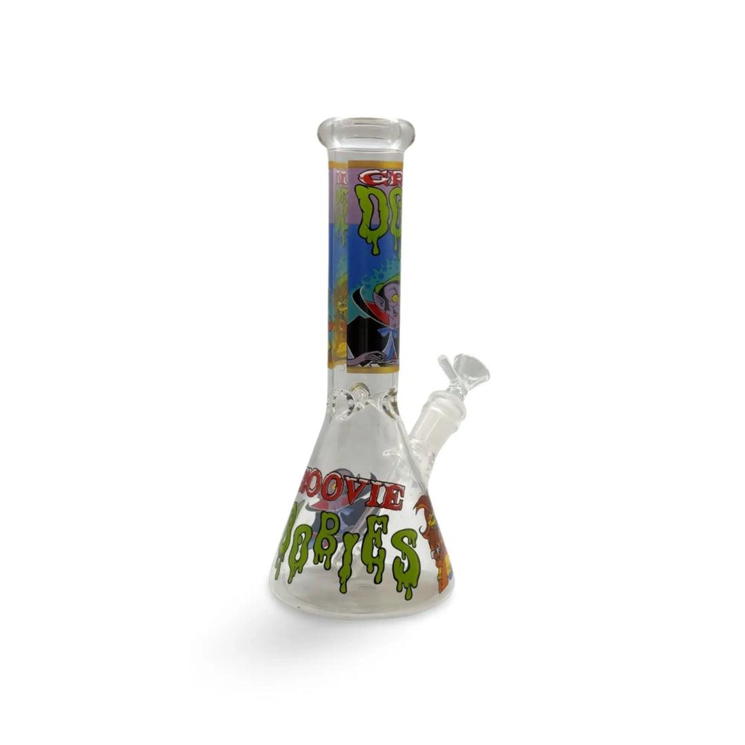 Groovy Cartoon Glazen Bong – Kleurrijke Premium Rookgenoot