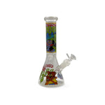 Afbeelding laden in Galerijviewer, Groovy Cartoon Glazen Bong – Kleurrijke Premium Rookgenoot
